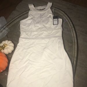 White cocktail dress